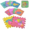 Covoraș Puzzle din Burete cu Fructe, 10 Plăci, 60 X 150 cm 