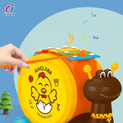 Melc cu Xilofon Muzical – Distracție și Educație pentru Micii Muzicieni
