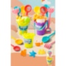 Set de Plajă cu Găletușă, Stropitoare și Forme Marine (culoare aleatorie)