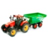 Tractor jucărie pentru copii cu remorcă mare (culoare aleatorie)