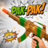 Pușcă de Jucărie cu Scântei și Sunet Pak-Pak