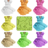Nisip Kinetic Colorat – Experiență Tactilă și Creativă 300 gr. (culoare aleatorie)