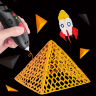 Creion 3D pentru modelare creativă cu filament colorat