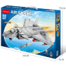 Avion Militar de Luptă „Air Force” cu 582 Piese