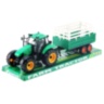 Tractor jucărie pentru copii cu remorcă platformă (culoare aleatorie)