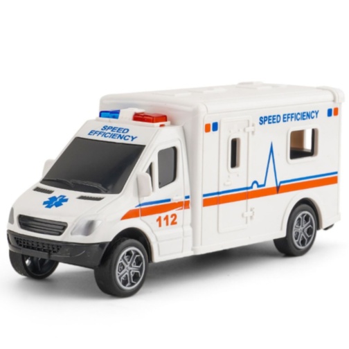 Mașină de intervenție pentru copii cu mers inerțial (model aleatoriu)