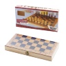 Joc de Dame, Șah și Table , set 3 în 1, de Lemn, 38cm