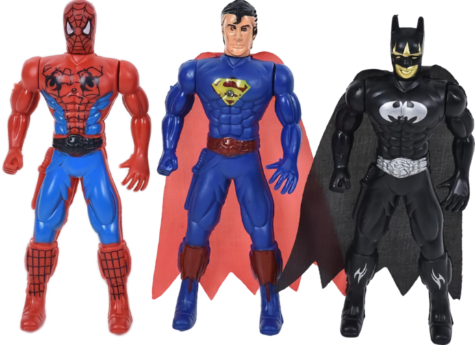 Set 3 Super Eroi cu Lumini