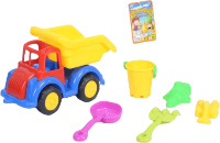 Camion cu 5 Accesorii de Nisip, 24cm | image