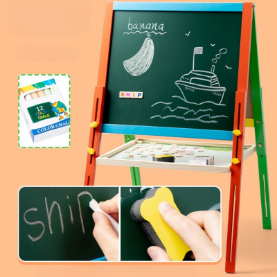 Tablă Multifuncțională Colorată cu Două Fețe – Educație și Creativitate | image