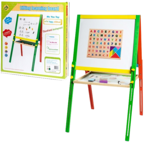 Tablă Multifuncțională Colorată cu Două Fețe – Educație și Creativitate