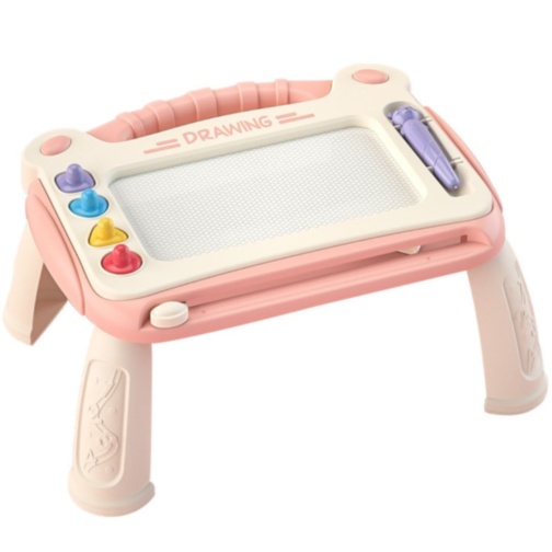 Masă magnetică desen copii cu ștampile și picioare (culoare aleatorie)