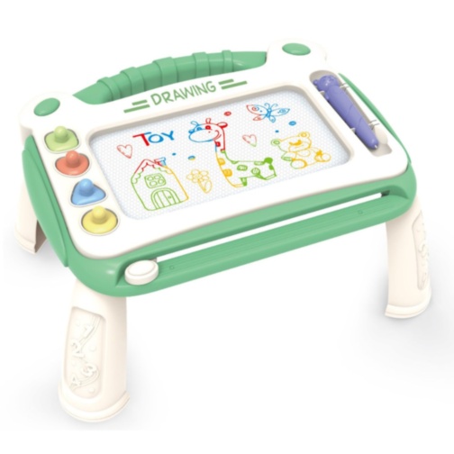 Masă magnetică desen copii cu ștampile și picioare (culoare aleatorie)