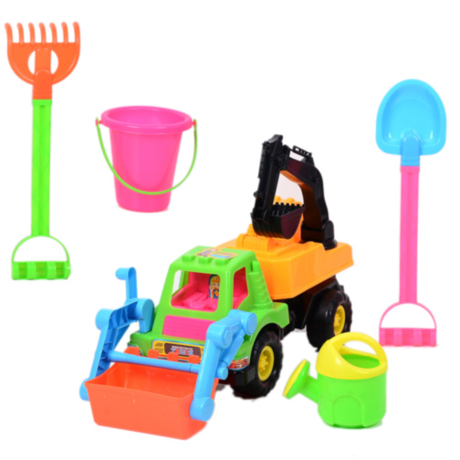 Camion cu 4 Accesorii de Nisip, 38cm