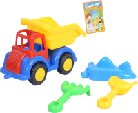 Camion cu 3 Accesorii de Nisip, 26cm | image