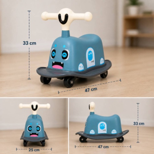 Mașinuță Ride-On Copii cu Mișcare 360°