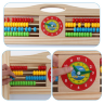 Tablă Multifuncțională din Lemn cu Două Fețe – Educație și Creativitate