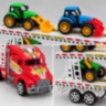 Camion transportor mare cu 4 tractorașe, 45 cm
