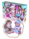 Bebelușul  la Oliță  Interactiv, cu 12 Sunete Realiste, Pampers, Oliță, Biberon și Set de Îngrijire