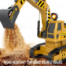 Excavator cu Telecomandă și Efecte de Fum și Lumină, Scara 1:14