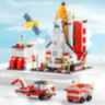 Set de Construcție 6 în 1 Navetă Spațială și Rachetă – 1000+ Piese
