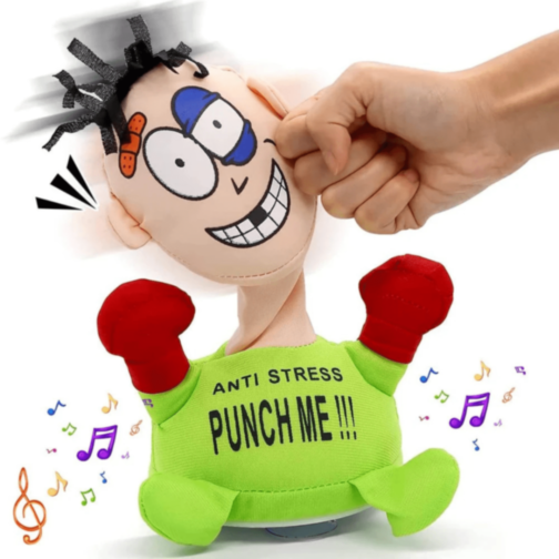 Jucărie Antistres Punch Me Păpușă Interactivă Amuzantă (culoare aleatorie)