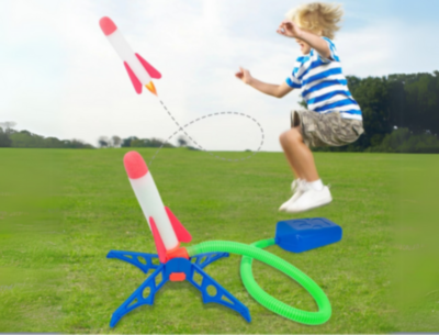 Lansator de Rachete din Spumă cu Pedală – Distracție în Aer Liber pentru Copii  | image