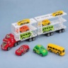 Camion transportor de jucărie cu 9 vehicule incluse