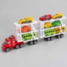 Camion transportor de jucărie cu 9 vehicule incluse
