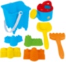 Găletușă cu 7 Accesorii de Nisip, 24cm
