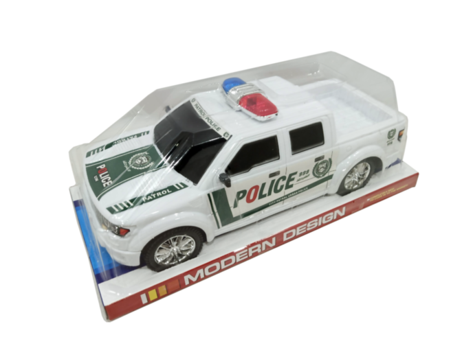 Mașina Pick-Up de Poliție cu Fricțiune, 31cm