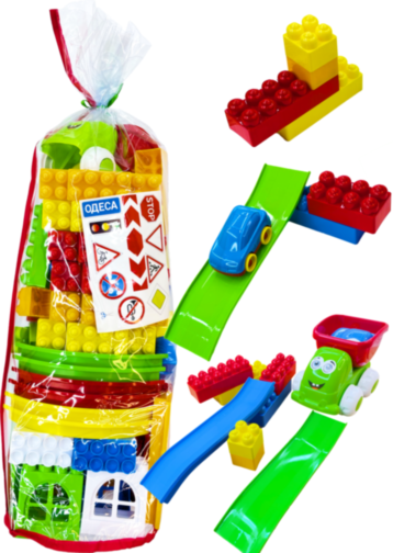 Set de Construcție cu Mașini 116 Piese   