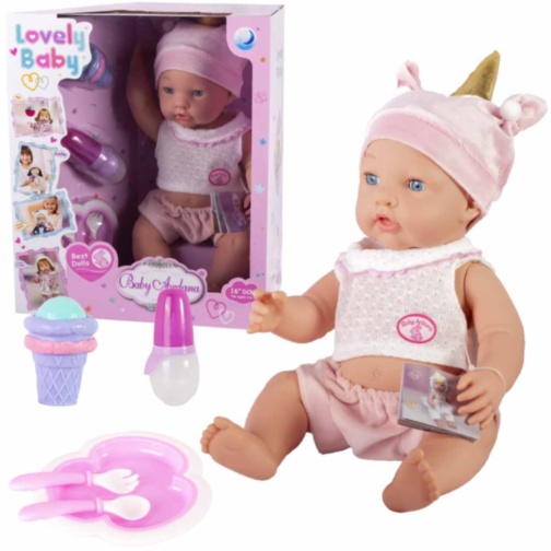 Bebeluș cu Design Realistic, care face Pipi, 38cm