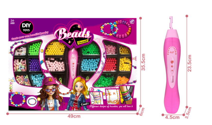 Mega Set Dispozitiv de Creat Brățări și Mărgele cu Stil 