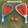 Set Interactiv de Rachete cu Plasă și Minge Elastică – Joc de Exterior pentru Copii