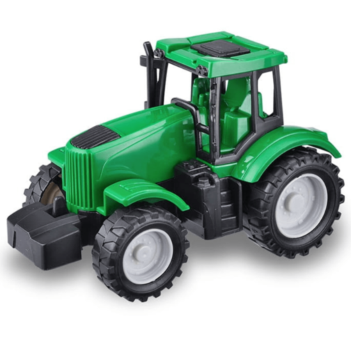 1buc. Tractor Jucărie Farm World Plastic Rezistent cu Roți Mari (culoare aleatorie)