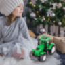 1buc. Tractor Jucărie Farm World Plastic Rezistent cu Roți Mari (culoare aleatorie)