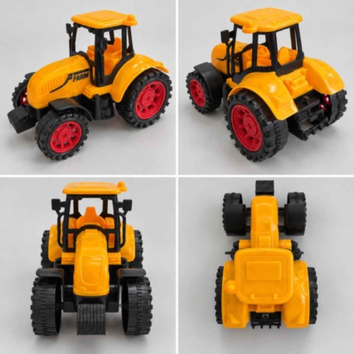 Tractor de jucărie cu inerție pentru mici fermieri