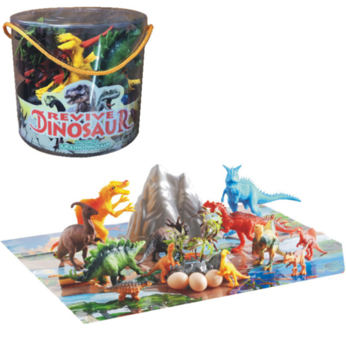 Set Dinozauri cu Covoraș de Joacă