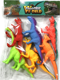 Mega Set 6 Dinozauri cu Piuitoare