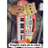 Pian Educațional cu Ursuleț și Funcție de Înregistrare pentru Copii