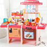 Bucătărie Interactivă pentru Copii cu Efecte Realiste și Set de 45 de Piese