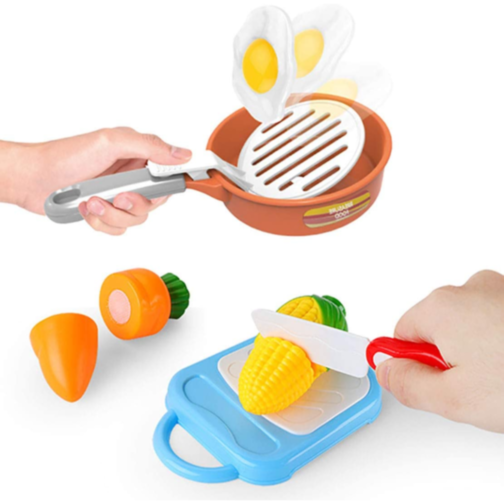 Bucătărie Interactivă pentru Copii cu Efecte Realiste și Set de 45 de Piese