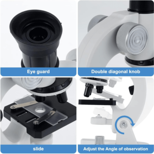 Microscop Optic pentru Copii cu Set Experimente