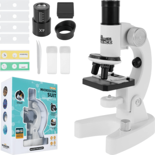 Microscop Optic pentru Copii cu Set Experimente