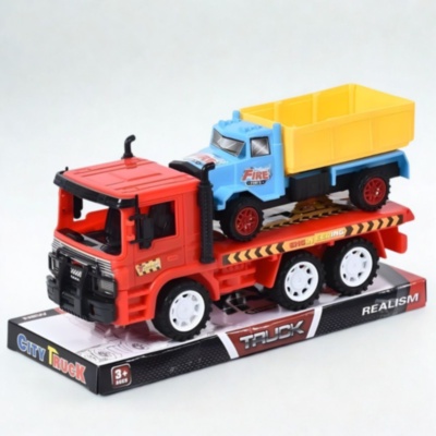 Camion transportor auto cu basculantă pentru copii (culoare aleatorie) | image