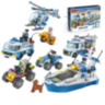 Mega Set de Construcție, "Poliție: Urmărirea Hoților" 862 piese