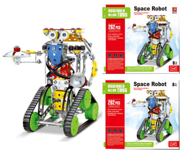 Robot Spațial, Constructor din Metal, 262 piese