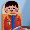 Carte interactivă de îndemânare "Îmbracă-mă!"