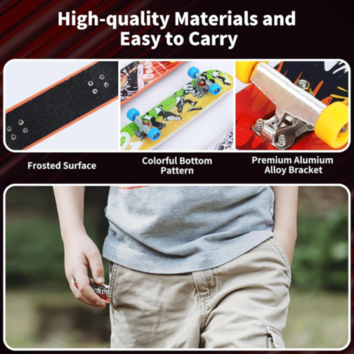 Set skateboard degete „Extreme Sports” – accesorii și rampe incluse